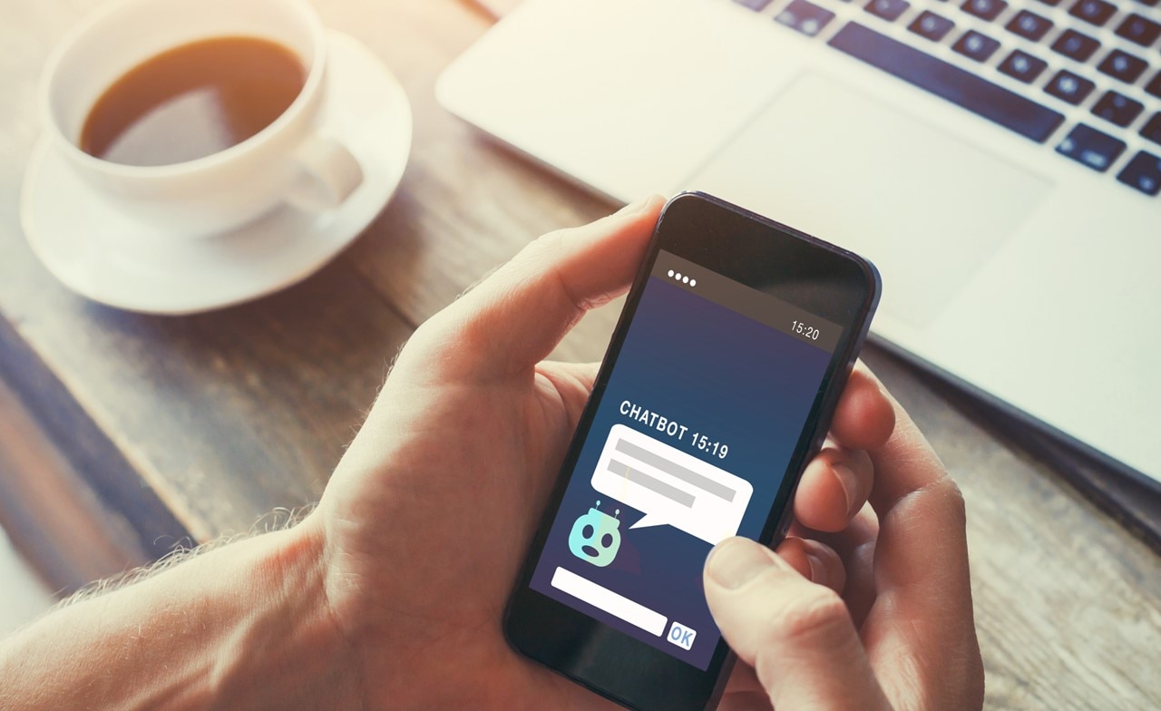 chatbot on website answering questions online