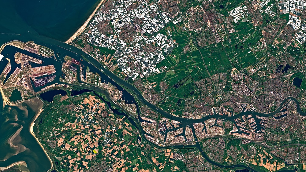 View of earth geography from space View of earth geography from space