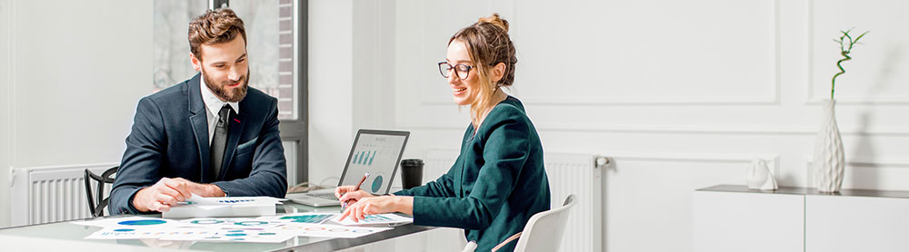 Business people IT outsourcing services