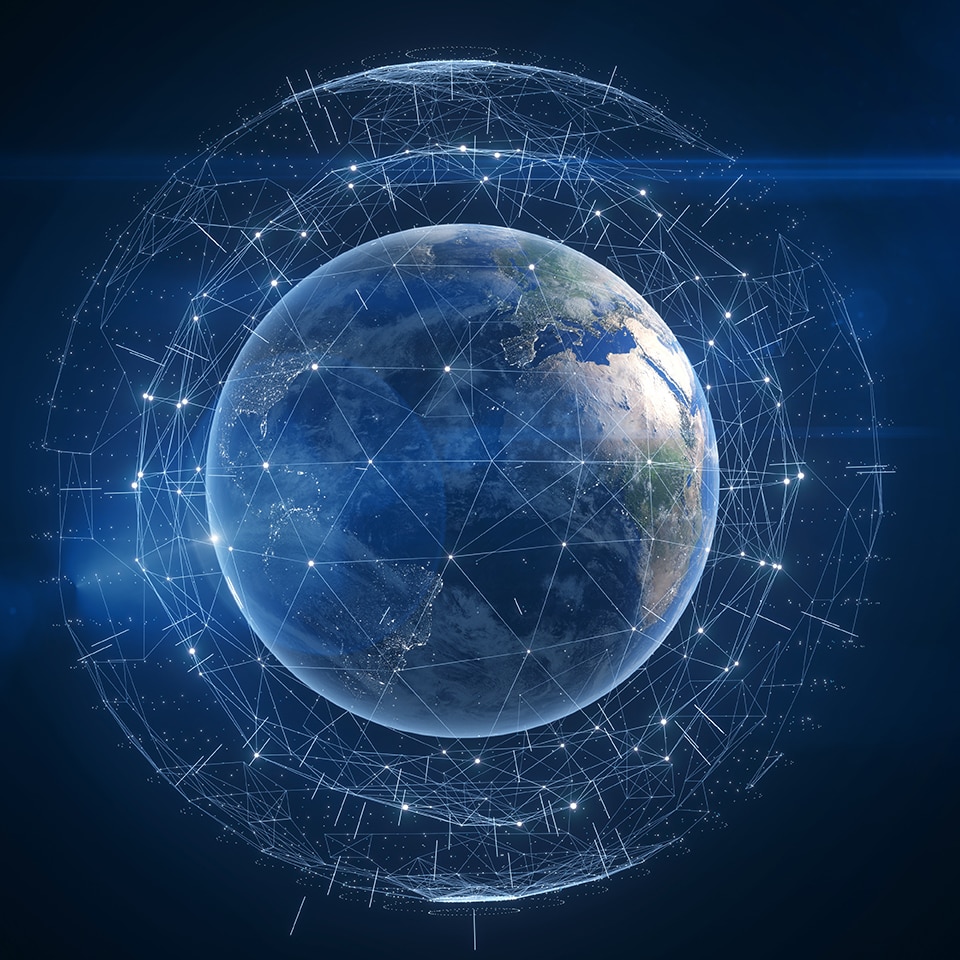 Satellites ring the Earth gathering intelligence data