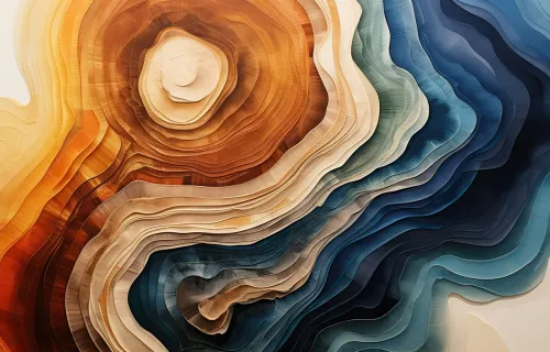 Abstract of tree stump rings