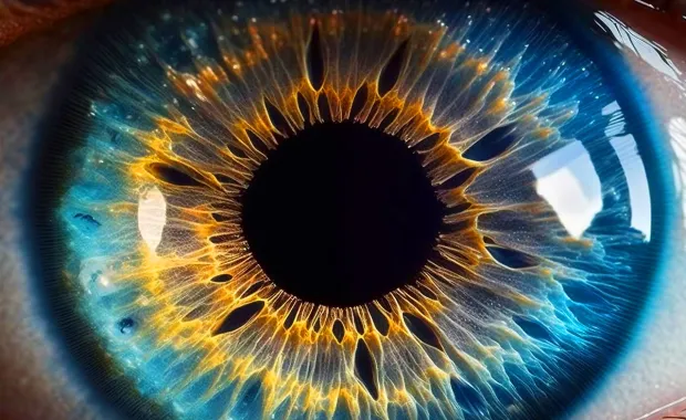 visão mais próxima do olho humano