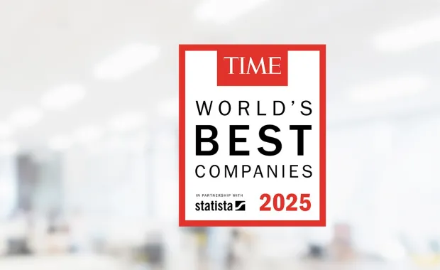 Time World's best companies banner