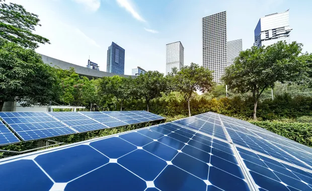 image of solar panels