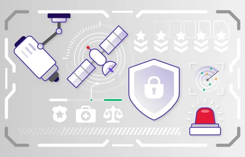 Illustration des Themas Cybersecurity