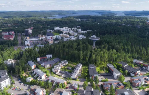 Aerial view of Vue aérienne de Jyväskylä, Finland