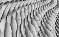 Modern building abstract pattern